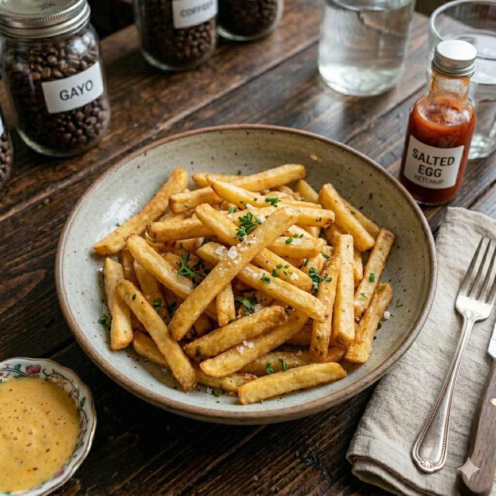 Potato Fries dari Simetri Home Coffee Roasters